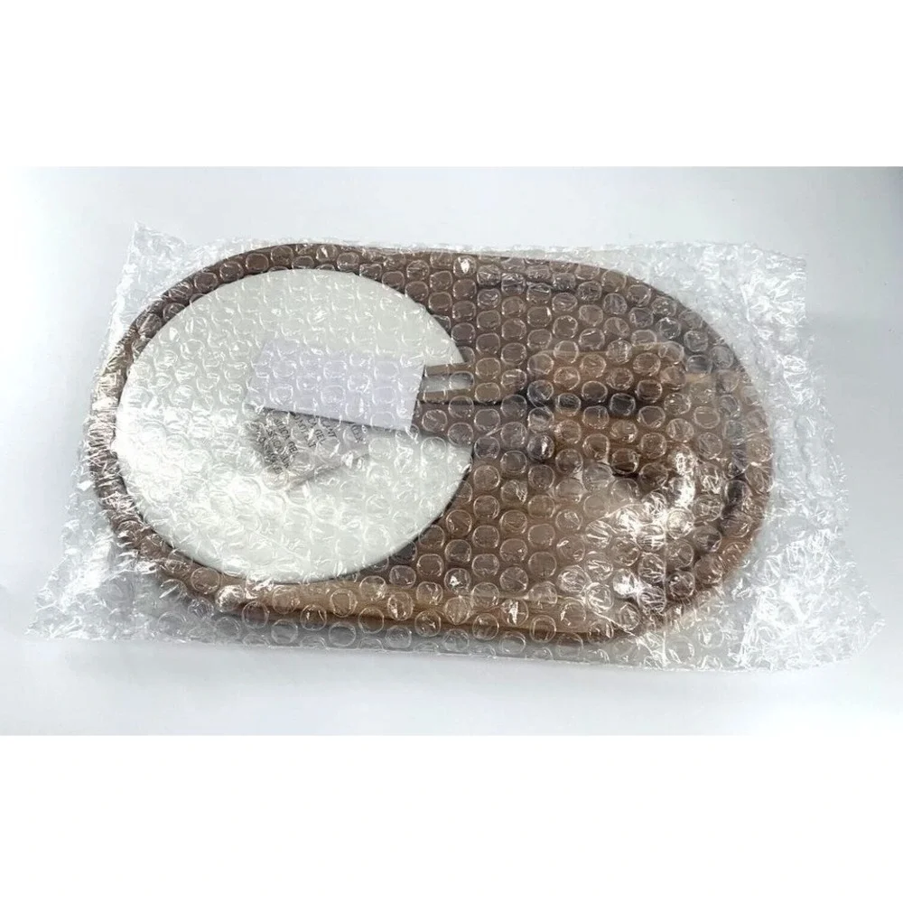 Gourmet Wood & Ceramic Cheese Board Gift‎ Set With Acacia Tray Ceramic Plate NEW